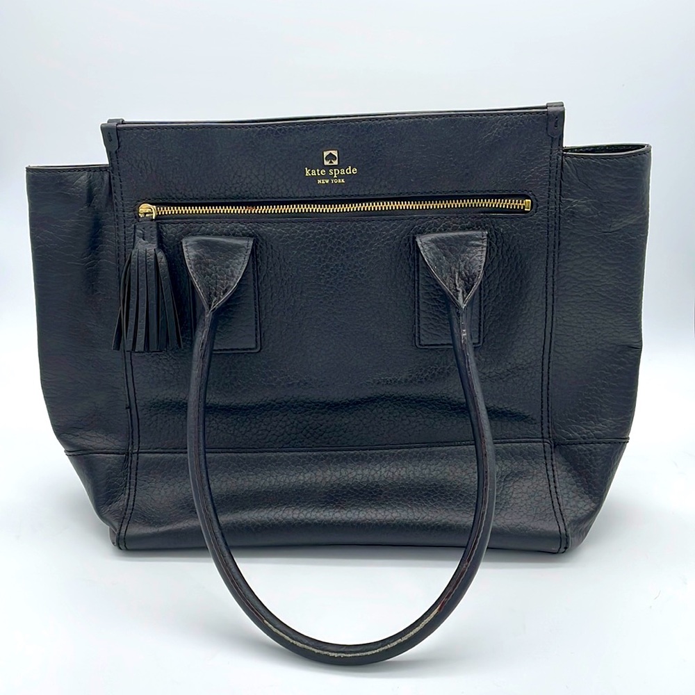 Kate Spade Southport Avenue Linda Tote Bag - Black Leather